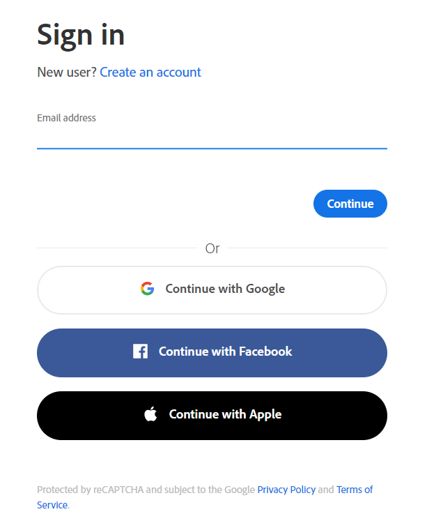 Image shows Login