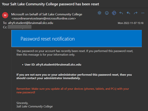 Image show confirmation email