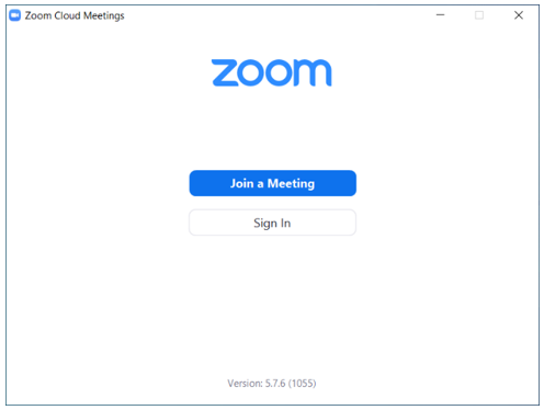 Image of the Join Meeting sign in page.